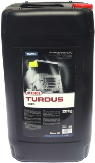 Масло моторное Lotos Turdus SHPD 15W-40 26 кг LOTOS TURDUSSHPDSAE15W4030L