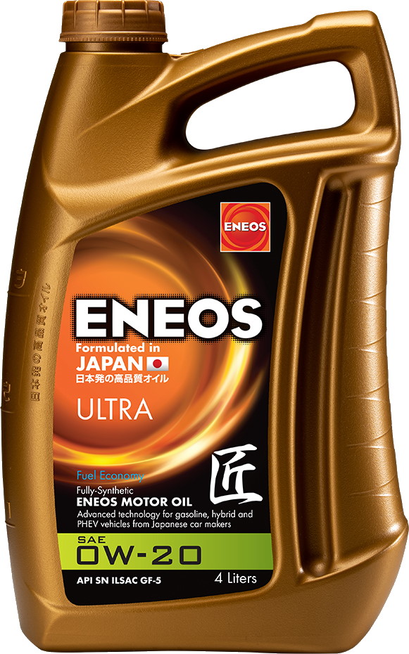 Масло моторное Eneos Ultra 0W-20 4 л ENEOS EU0021301N