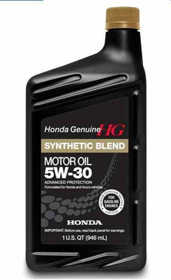 Масло моторное Honda Synthetic Blend 5W-30 1л Honda 087989034