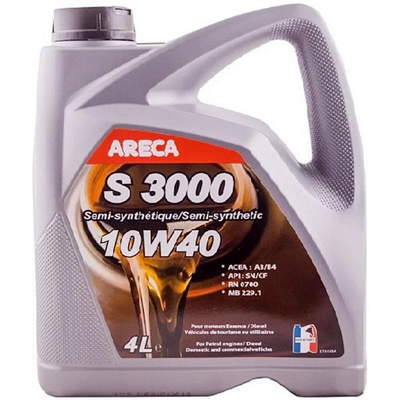 Масло моторное Areca S3000 10W-40 4л Areca 12106