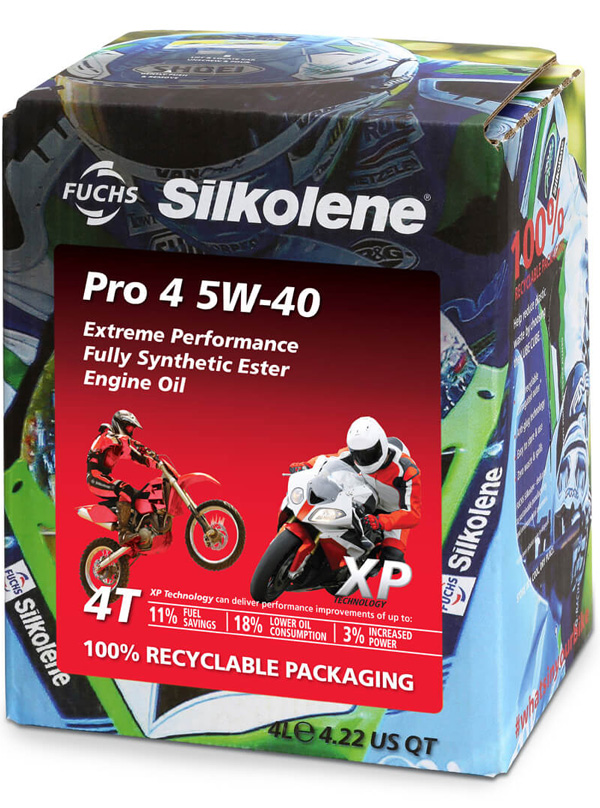 Масло моторное Fuchs Silkolene Pro 4 5W-40 XP 4 л 601230028 FUCHS 601230028