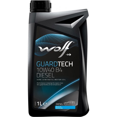 Масло моторное Wolf Вольф GuardTech B4 DIESEL 10W-40 1л 231261 WOLF 231261