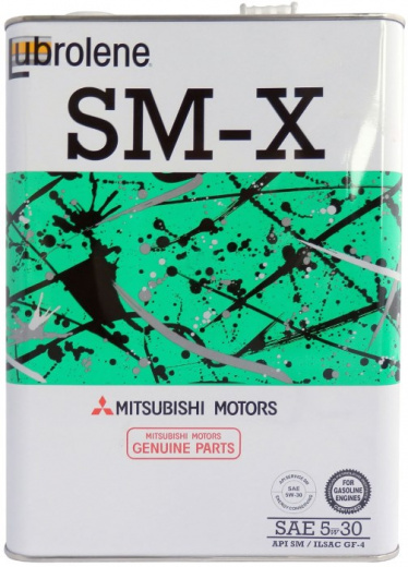 Масло моторное Mitsubishi Lubrolene SM-X 5W-30 4 л MITSUBISHI MZ102565
