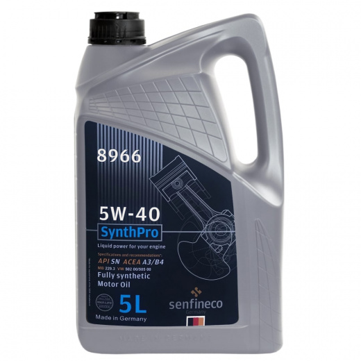Масло моторное Senfineco SynthPro 5W-40 SN A3/B4 5 л SENFINECO 8966
