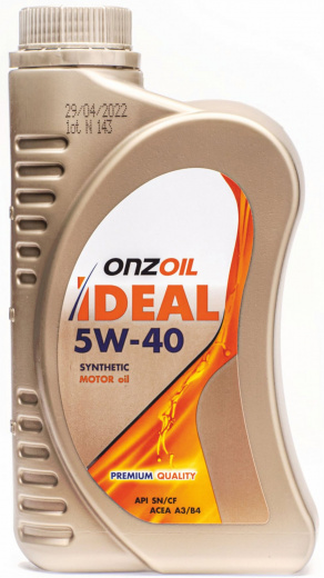 Масло моторное Onzoil Ideal SN 5W-40 900 мл ONZOIL ONZOILIDEALSNSAE5W4009L