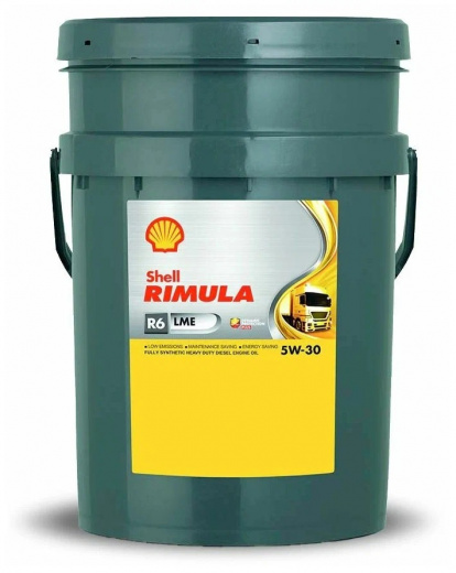 Масло моторное Shell Rimula R6 LME 5W-30 550057736 20 л SHELL 550057736
