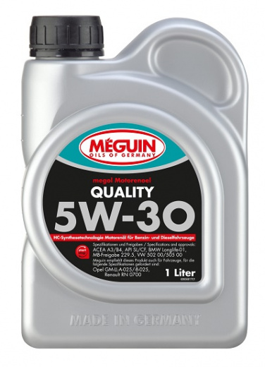 Моторное масло Meguin MEGOL QUALITY 5W-30 1л MEGUIN 6566