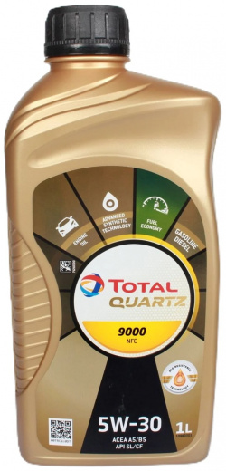 Масло моторное Total Quartz 9000 NFC 5W-30 213777 1 л TOTAL 213777