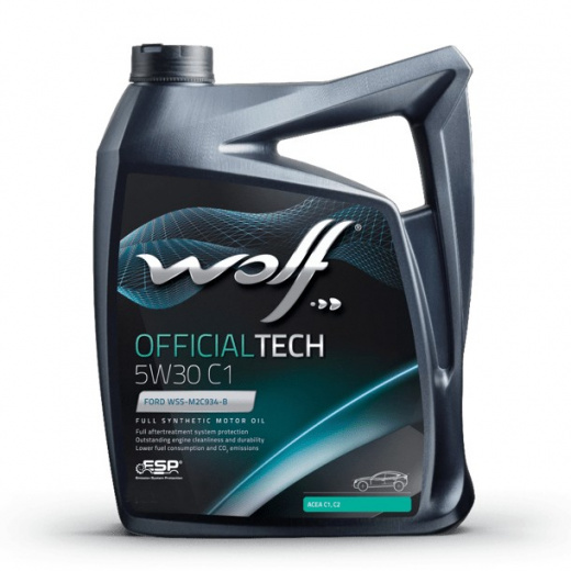Масло моторное Wolf Вольф OfficialTech C1 5W-30 4л 656054 WOLF 656054