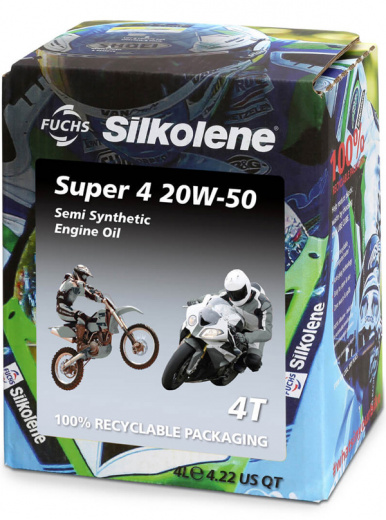 Масло моторное Fuchs Silkolene Super 4 20W-50 4 л 600985097 FUCHS 600985097