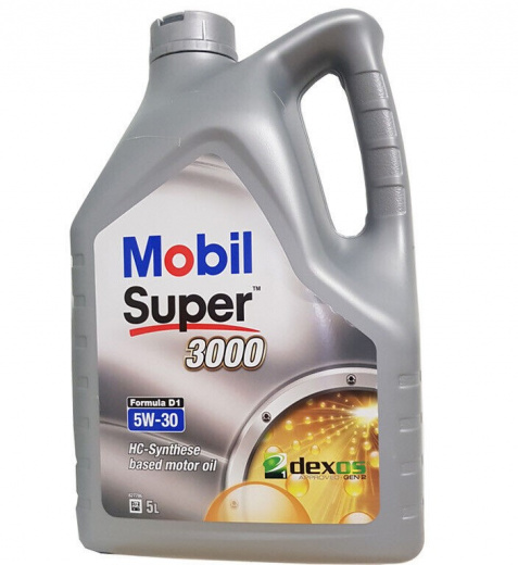 Масло моторное Mobil Мобил Super 3000 Formula D1 5W-30 5 л MOBIL MOBIL5W30SUPER3000FORMULAD15