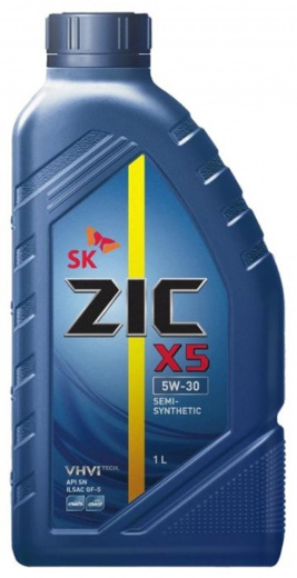 Масло моторное Zic Зик X5 5W-30 1л 132621 ZIC 132621