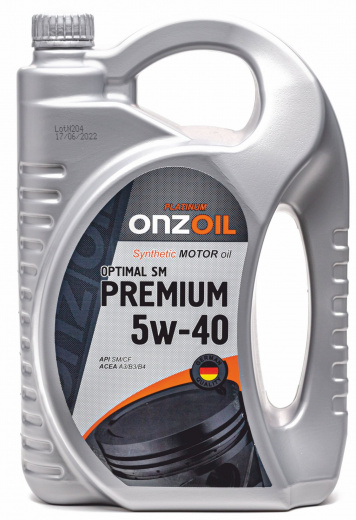 Масло моторное Onzoil Optimal SM 5W-40 4.5л Onzoil ONZOILSAE5W40OptimalSM45L