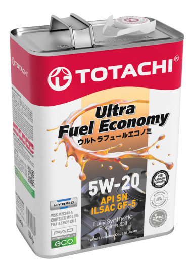 Масло моторное Totachi Ultra Fuel SN GF-5 5W-20 4 л TOTACHI 11504