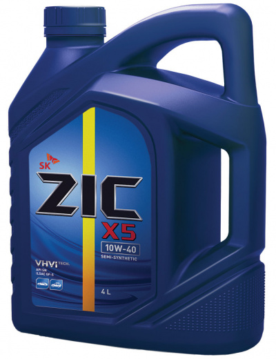 Масло моторное Zic Зик X5 10W-40 4л 162622 ZIC 162622