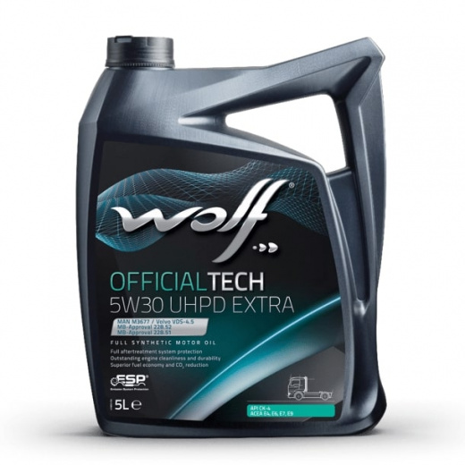 Масло моторное Wolf Вольф OfficialTech UHPD Extra 5W-30 656225 5 л WOLF 656225