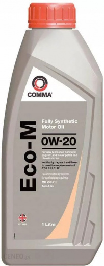 Масло моторное Comma Комма Eco-M 0W-20 ECOM1L 1 л COMMA ECOM1L
