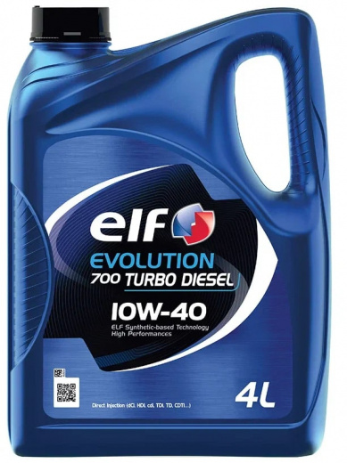 Масло моторное Elf Эльф Evolution 700 Turbo Diesel 10W-40 10140501 4 л ELF 10140501