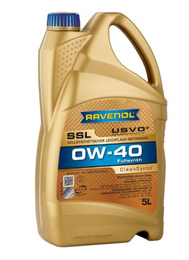Моторное масло RAVENOL 4014835718753 Leichtlaufol SSL 0W-40 5л RAVENOL 4014835718753