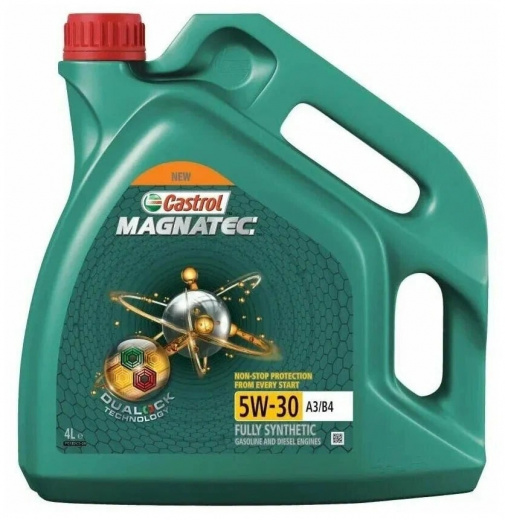 Масло моторное Castrol Кастрол Magnatec Stop-Start 5W-30 A3/B4 4 л CASTROL CASTROL5W30MAGNATECSTOPSTARTA3B44