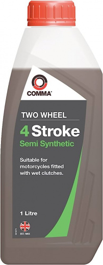 Масло моторное Comma Комма TWO WHEEL 4 STROKE SEMI SYNTHETIC 10W-40 1л FSTSS1L Comma FSTSS1L
