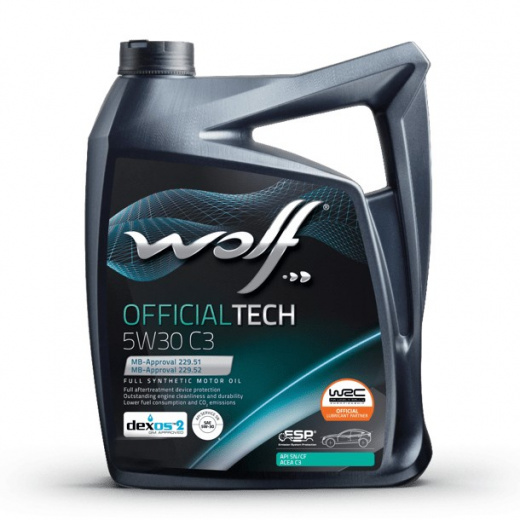 Масло моторное Wolf Вольф OfficialTech C3 5W-30 4л 656074 WOLF 656074