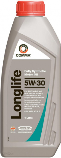 Масло моторное Comma Комма LONGLIFE 5W-30 1л GML1L Comma GML1L