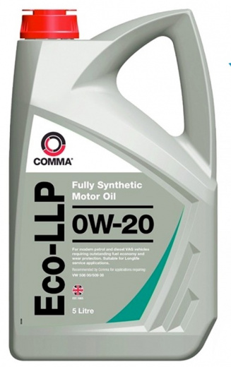 Масло моторное Comma Комма ECO-LLP 0W-20 5л ECOLLP5L COMMA ECOLLP5L