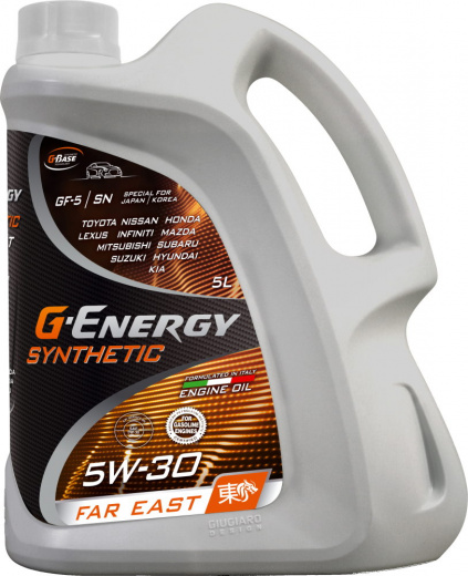 Масло моторное G-Energy Synthetic Far East 5W-30 5 л G-ENERGY 253142416
