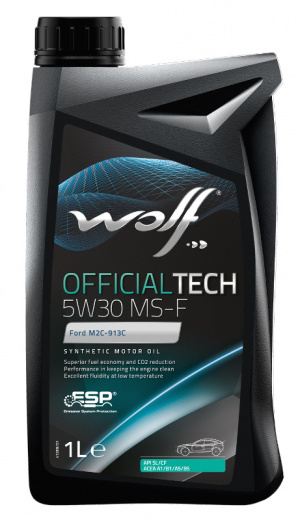Масло моторное Wolf Вольф OfficialTech MS-F 5W-30 1л 656091 WOLF 656091