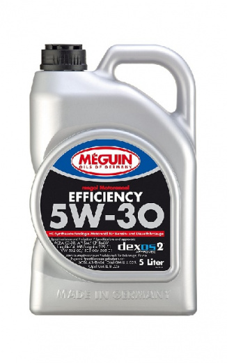 Моторное масло Meguin MEGOL EFFICIENCY 5W-30 5л MEGUIN 3194