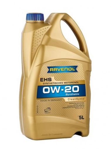 Моторное масло RAVENOL 111111300501999 EHS 0W-20 5л RAVENOL 1.11111300502E+14