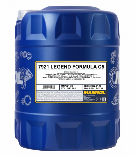 Масло моторное Mannol 7921 Legend Formula C5 0W-20 20 л MANNOL 57482
