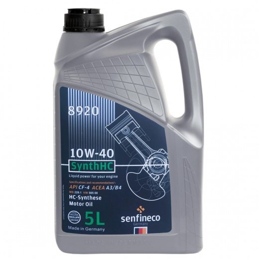 Масло моторное Senfineco SynthHC 10W-40 CF-4 A3/B4 5 л SENFINECO 8920