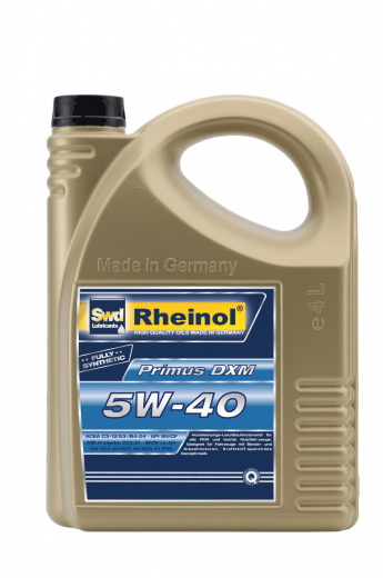 Масло моторное SWD Rheinol Primus DXM 5W-40 4 л SWD RHEINOL 31239470