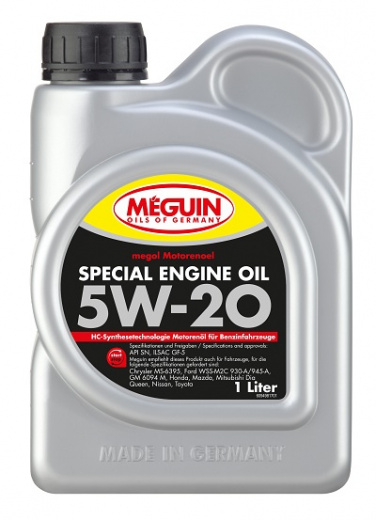 Моторное масло Meguin MEGOL SPECIAL ENGINE OIL 5W-20 1л MEGUIN 9498