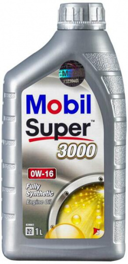 Масло моторное Mobil Мобил Super 3000 0W-16 1 л MOBIL MOBIL0W16SUPER30001
