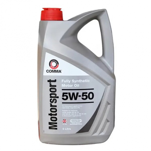 Масло моторное Comma Комма Motorsport 5W-50 5л MS5L Comma MS5L
