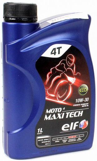 Масло моторное Elf Эльф Moto 4 Maxi Tech 10W-30 1 л ELF 194944