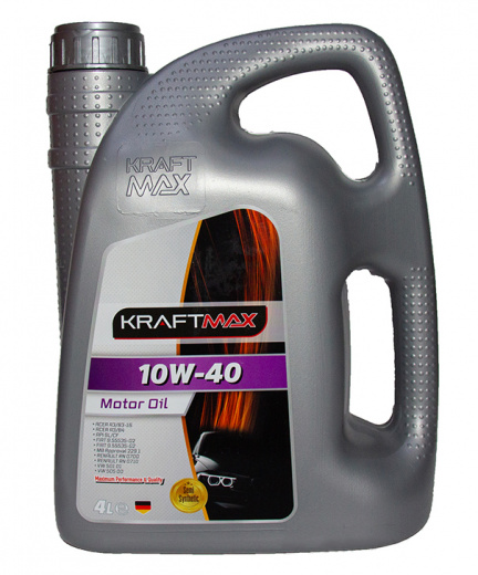 Масло моторное Kraftmax 10W-40 SL/CF 4 л KM127/4 KRAFTMAX KM1274