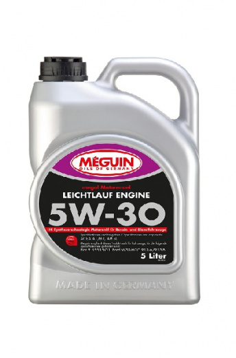 Моторное масло Meguin MEGOL LEICHTLAUF ENGINE 5W-30 5л MEGUIN 6376