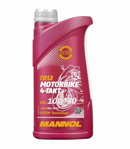 Масло моторное Mannol 7812 4-Takt Motorbike 10W-40 1 л Mannol 99226