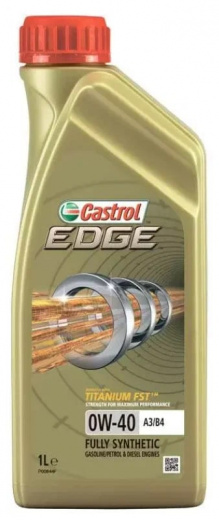 Масло моторное Castrol Кастрол Edge 0W-40 A3/B4 1 л CASTROL CASTROL0W40EDGEA3B41