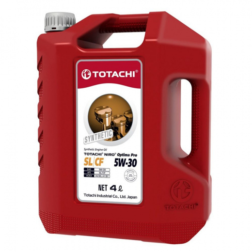 Масло моторное Totachi Niro Optima Pro Synthetic SL/CF A5/B5 5W-30 4 л TOTACHI 1C804