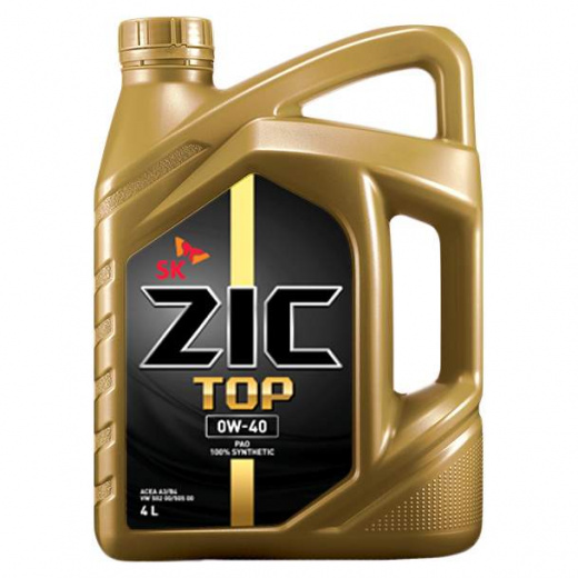 Масло моторное Zic Зик TOP 0W-40 4л 162611 ZIC 162611