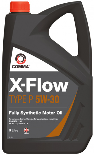 Масло моторное Comma Комма X-Flow Type P 5W-30 5л XFP5L Comma XFP5L