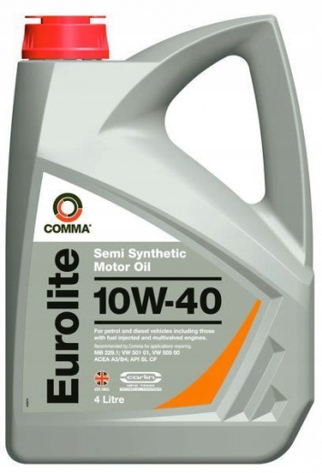 Масло моторное Comma Комма Eurolite 10W-40 4л EUL4L Comma EUL4L