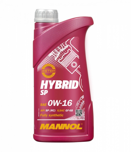 Масло моторное Mannol 7920 Hybrid SP 0W-16 1 л MANNOL 57032