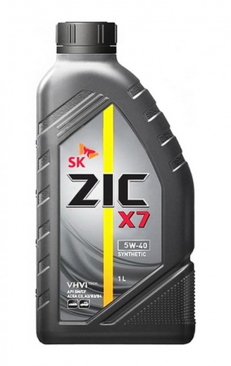 Масло моторное Zic Зик X7 5W-40 1л 132662 ZIC 132662