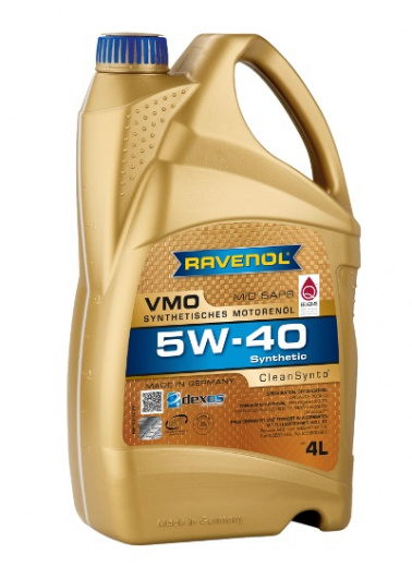 Моторное масло RAVENOL 4014835723894 VMO 5W-40 4л RAVENOL 4014835723894